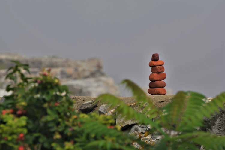 fog and cairn